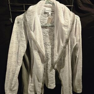 White and Gray Women's Sweater